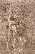 Study of two standing figures Botticelli